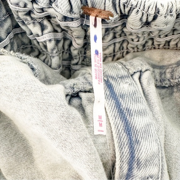 Free People Strapless Denim Midi Dress - Picture 7 of 7